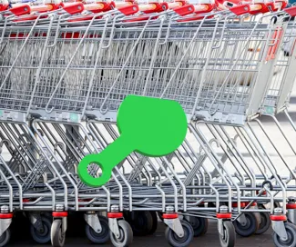 Removable Shopping Cart Coin