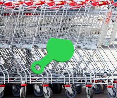 Removable Shopping Cart Coin
