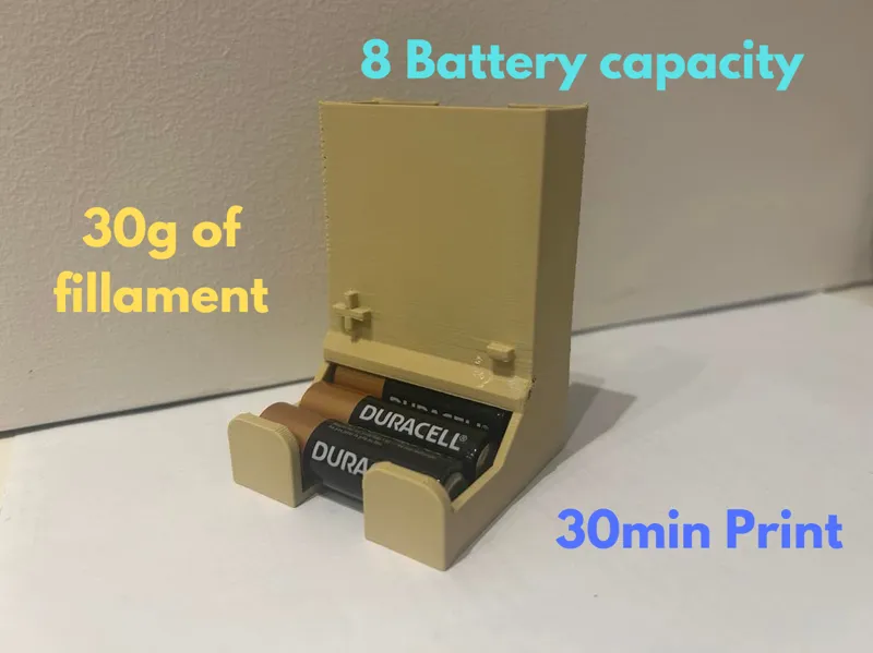 AA Battery Dispenser - 30min - minimal filament