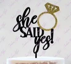 she said yes ornament
