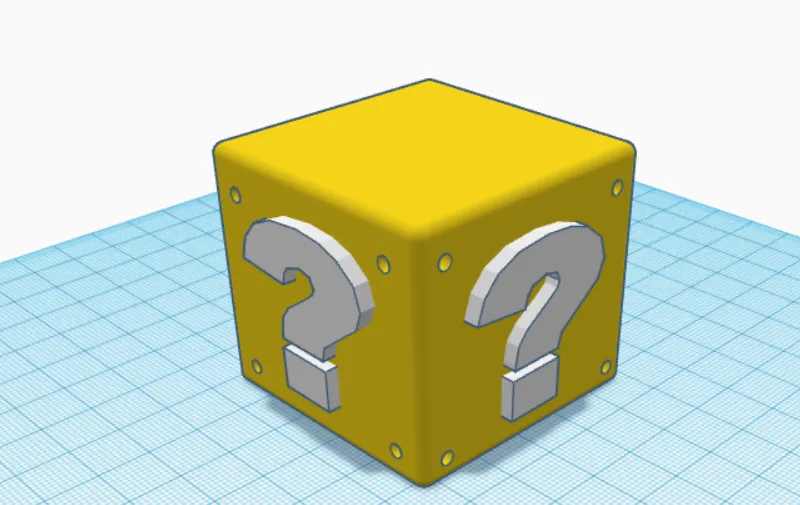 super Mario block - Free 3D Print Model - MakerWorld