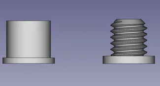 FEM Threaded Croc Fastener