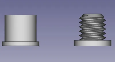 FEM Threaded Croc Fastener