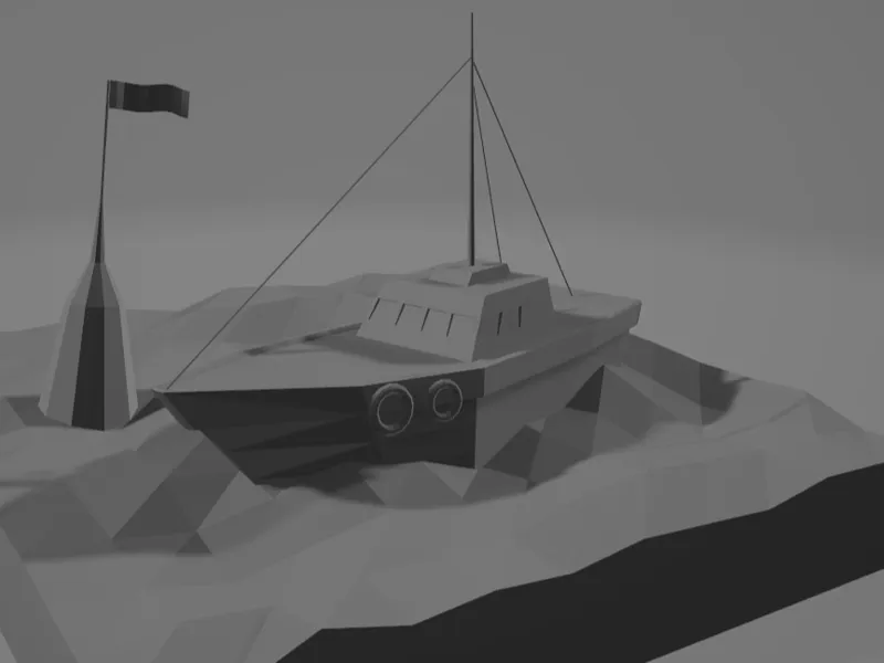 Low Poly Ship