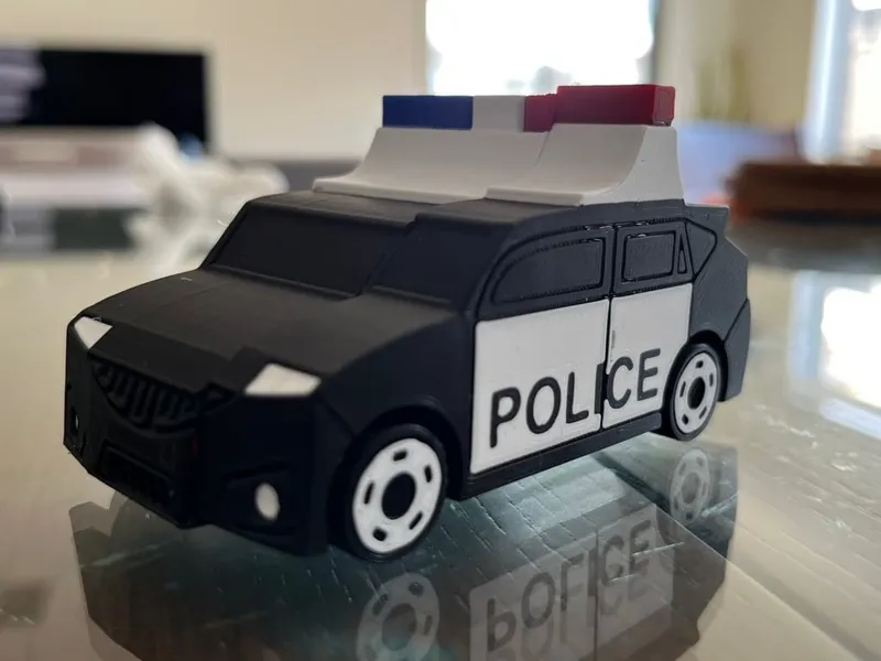 Print in Place Police Car