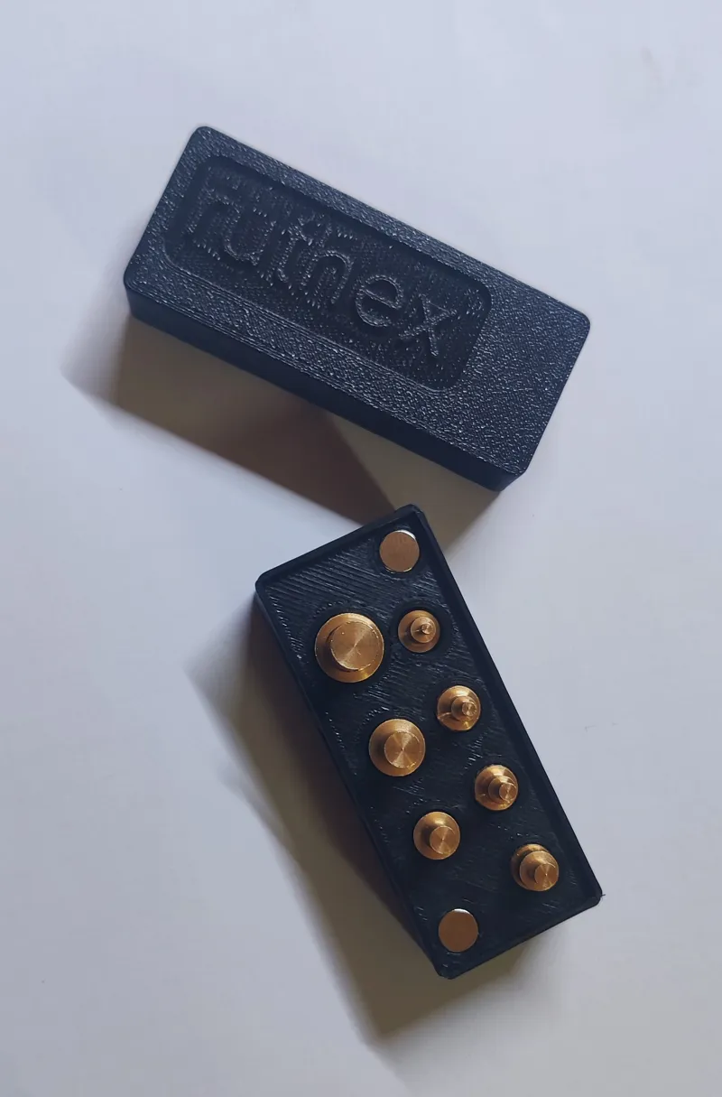 Box for Ruthex tools with 6x3 magnets-REMIX 