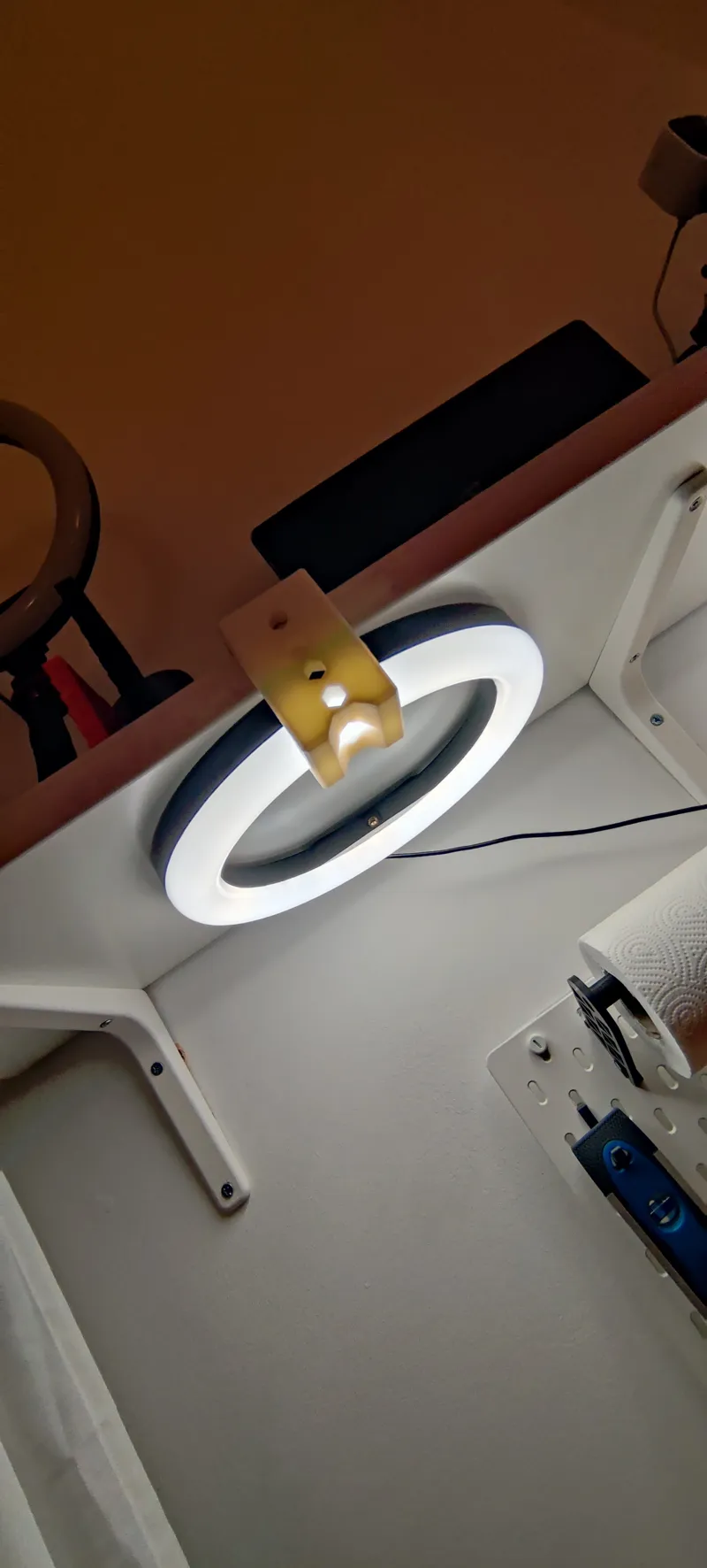10" Ringlight board clamp