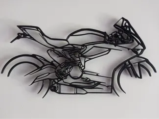 Motorbike wall_art 40cm