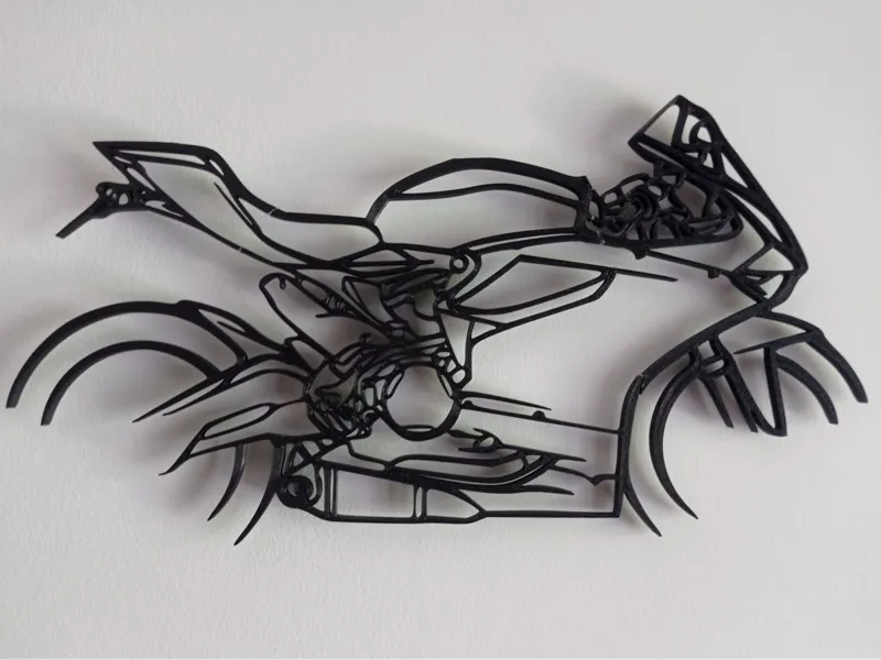 Motorbike wall_art 40cm