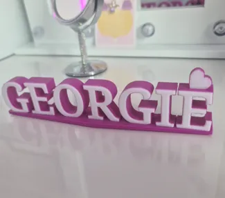 georgie desk name plaque