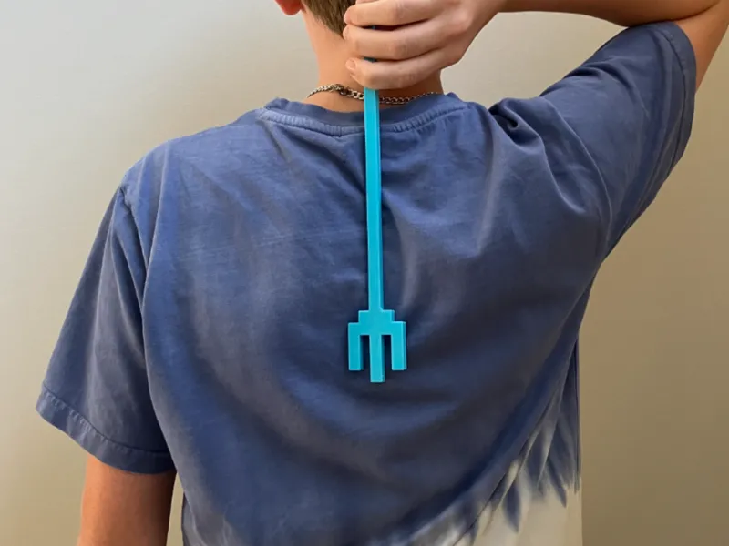 Minecraft trident back scratcher
