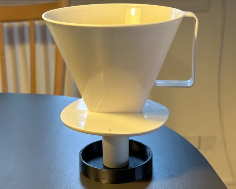 Coffee funnel holder