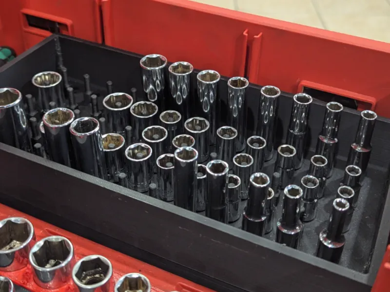 1/4" Drive Socket Organizer (for packout drawer)