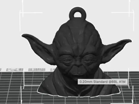 yoda keychain