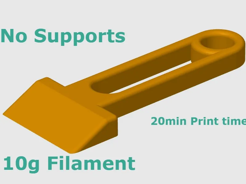 Ultimate Bed Scraper - print 20min - 10g