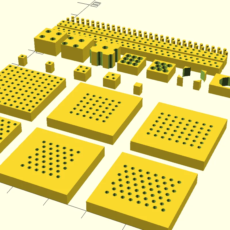 Pegboard Generator (Round - Hex- Skadis holes)