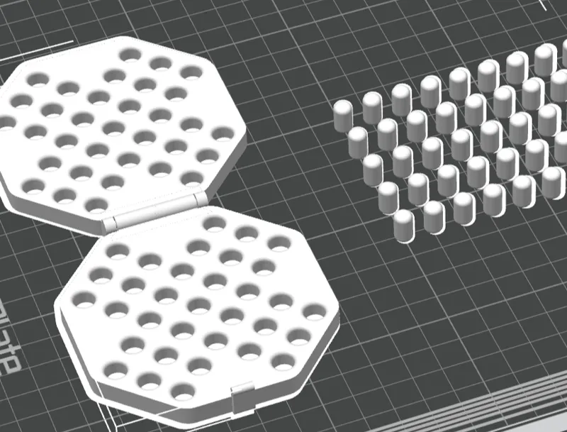 Solitaire game (game with pins)
