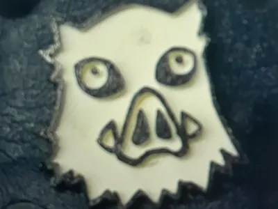 Inosuke Croc Charm