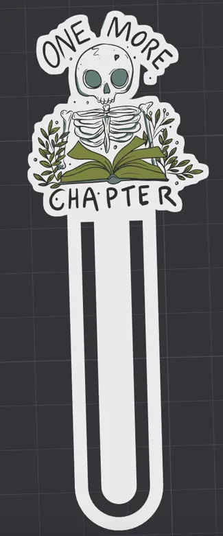 Bookmark skull