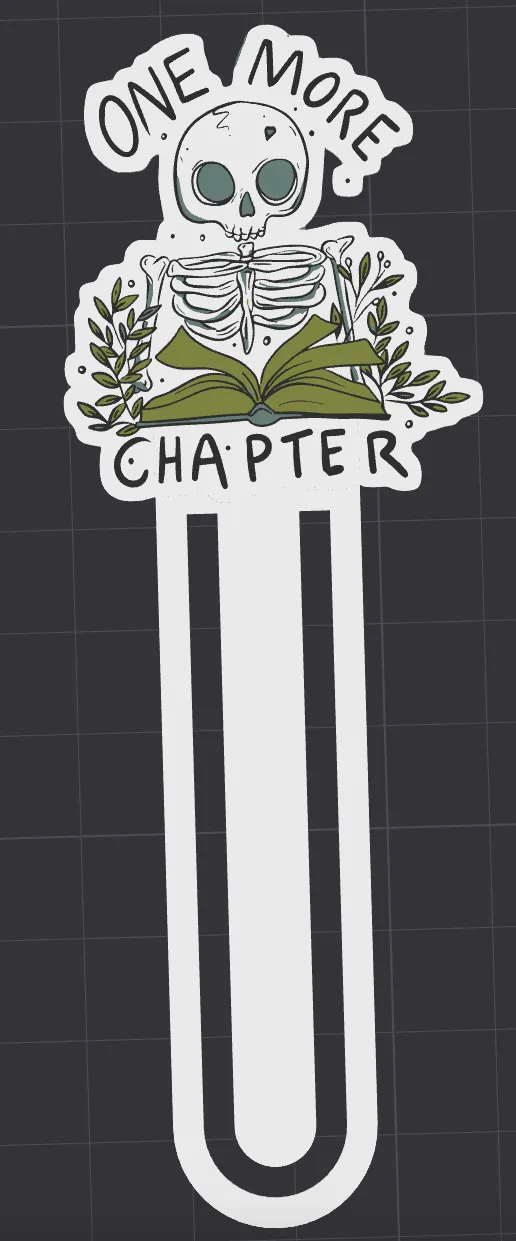 Bookmark skull
