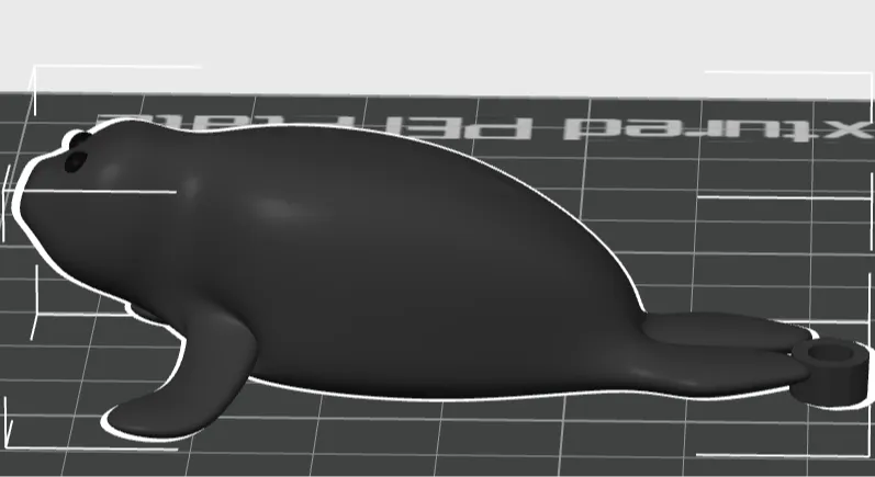 seal keychain