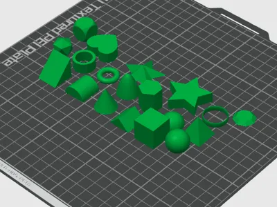 Every basic shape in Tinkercad
