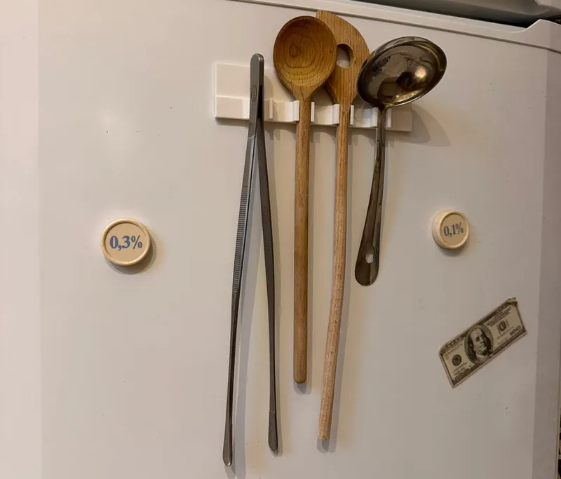 Refrigerator Magnet Spoon Holder