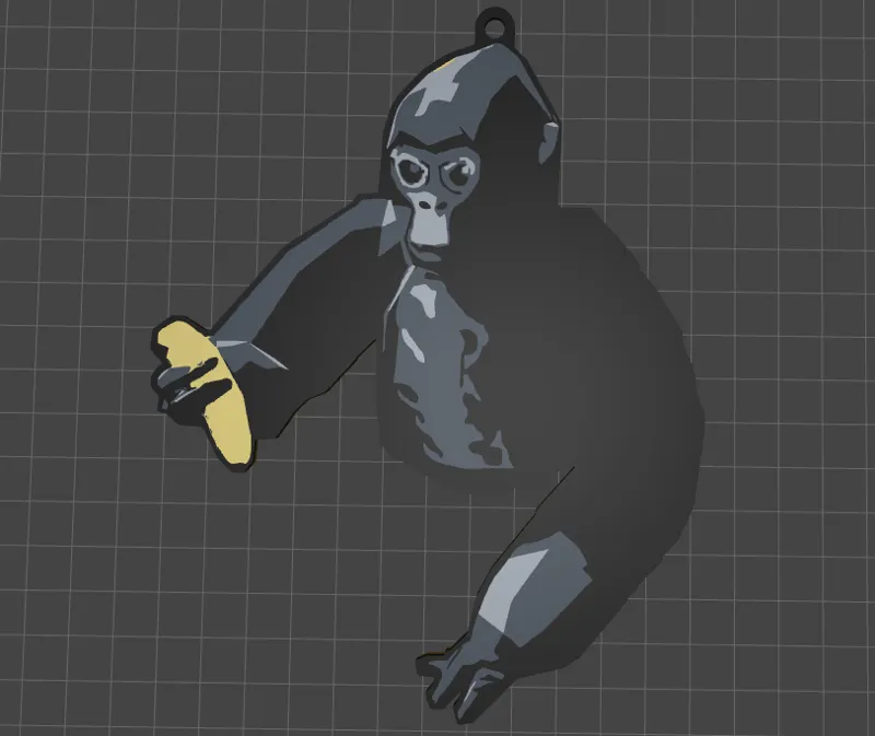 gorilla tag keychain