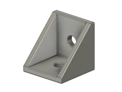 4040 angle connector (no tabs)