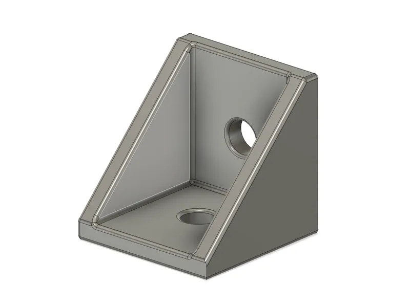 4040 angle connector (no tabs)