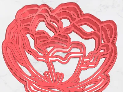 Flower cookie cutter