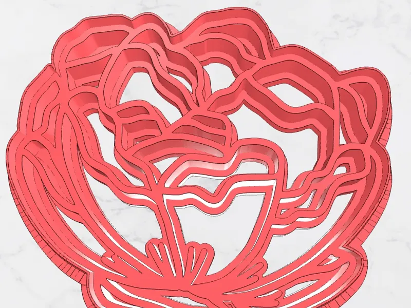 Flower cookie cutter