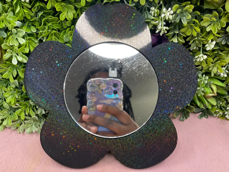 Retro Flower Mirror 