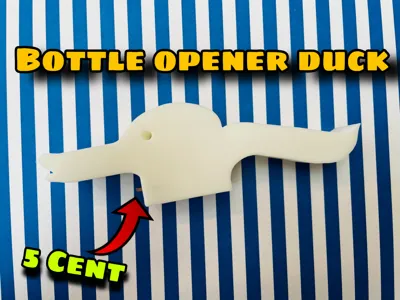 Bottle opener duck