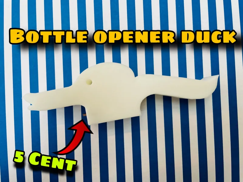 Bottle opener duck