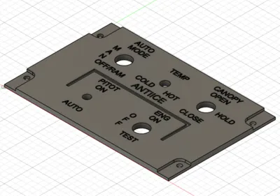 F/A 18C Environmental Systems Panel