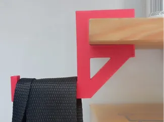 Shelf bag hanger