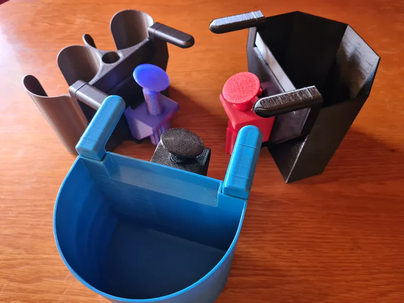 Table Trash Can or Cup and Bottle holder. (Update)