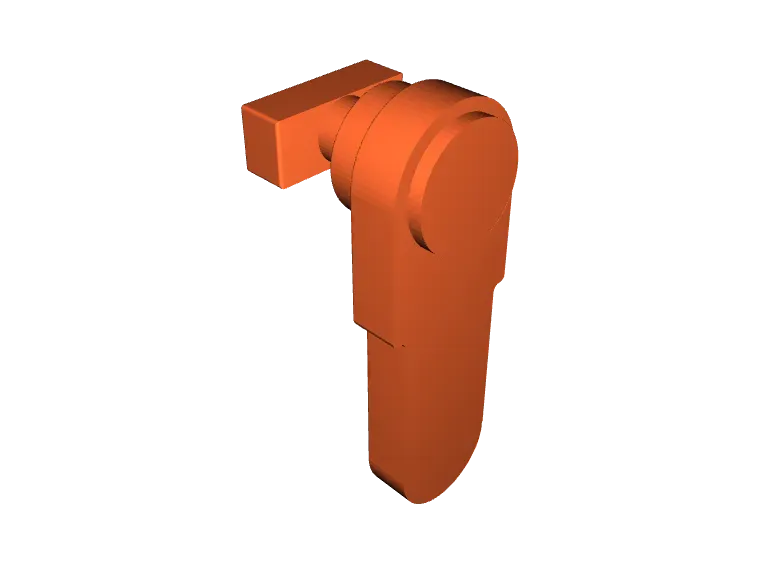 Roman blinds locking latch / bracket