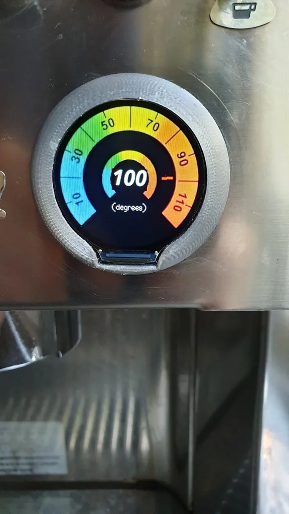 Round Screen GC9A01 40mm Temperature