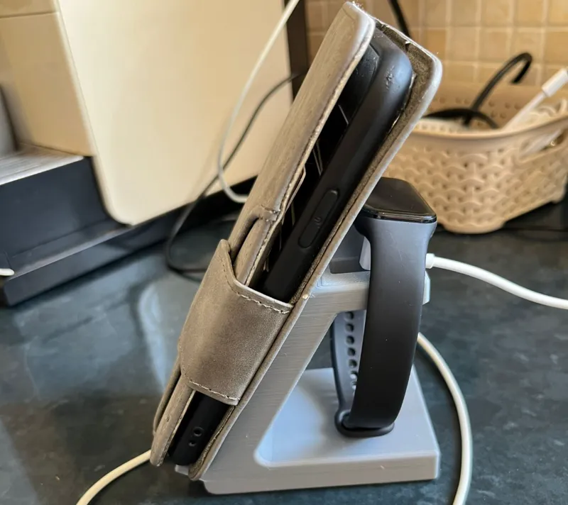 Phone and watch holder