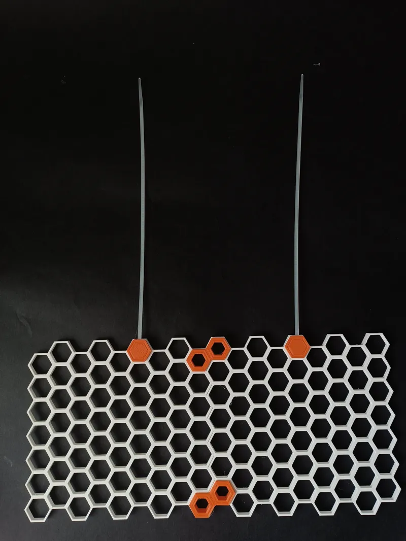 HSW insert with embeded ziptie for mounting