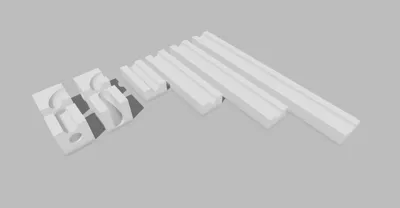 Marble run Blocks/Murmelbahn Blöcke STL/3MF/STEP