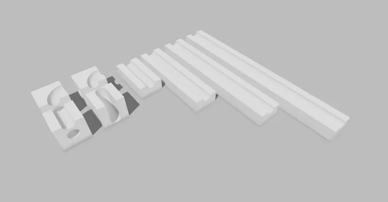 Marble run Blocks/Murmelbahn Blöcke STL/3MF/STEP