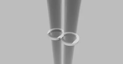 4mm PTFE Tube Clip/Connector STL/3MF/STEP