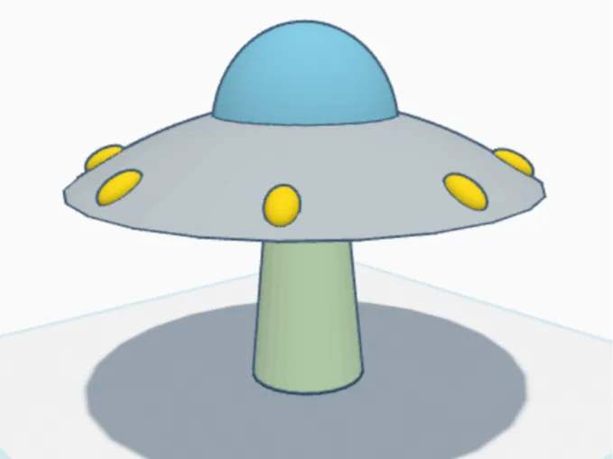 Alien Ufo 3D Model