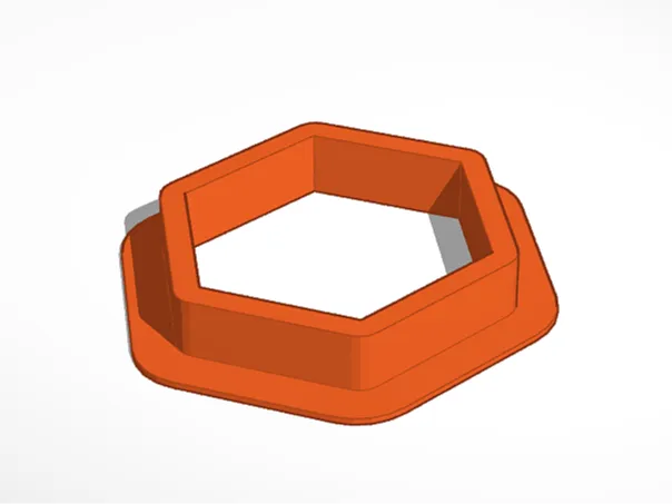 Hexagon Shaped Cookie Cutter