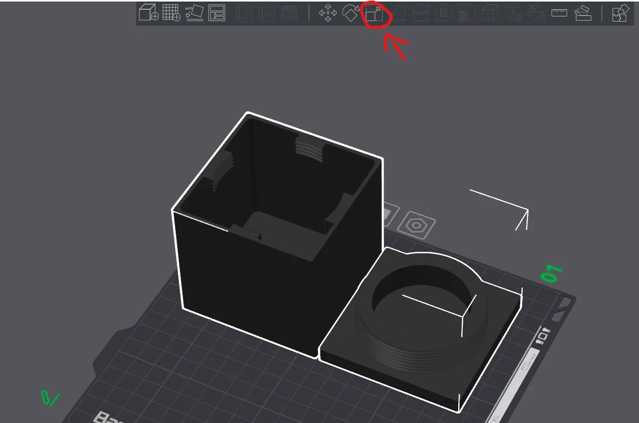 Innovative Square Box with Unique Screw Lid - Free 3D Print Model ...