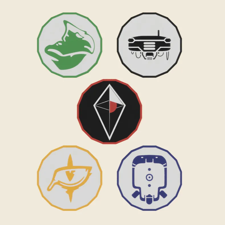 No Man's Sky Coasters - Species Edition