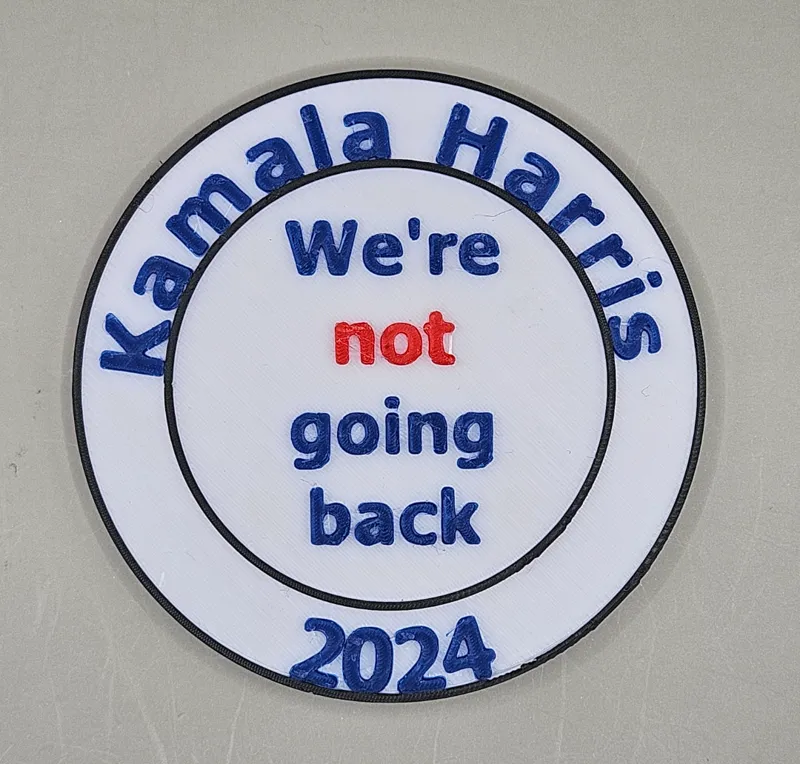 Kamala Magnet - We're not going back!